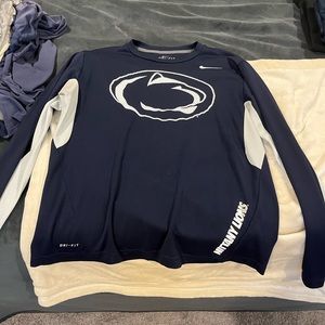 Penn State University dry fit long sleeve tee